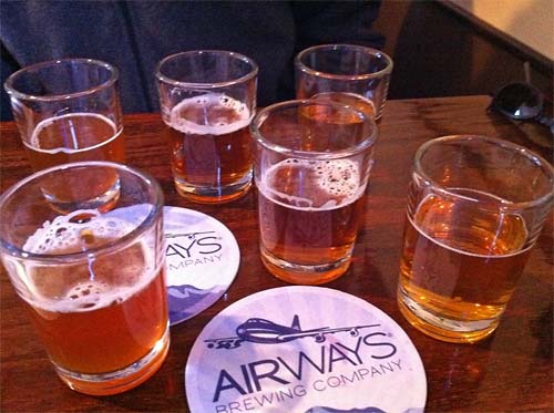 three out of five samples each