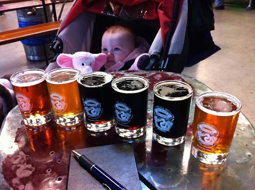 Fremont Brewing, and a baby