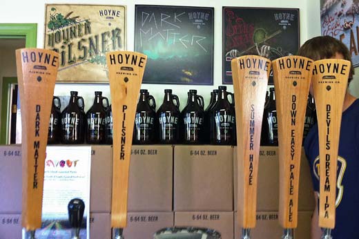 Taps at Hoyne Brewing