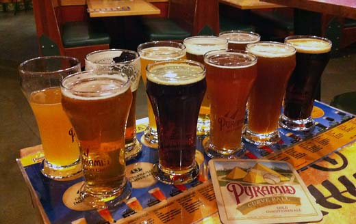 way too much Pyramid beer