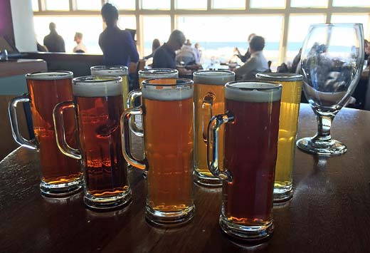 beach chalet taster flight