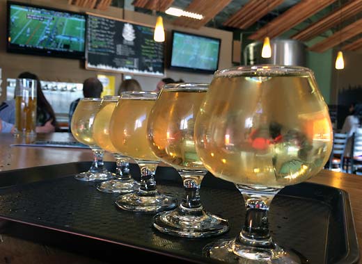 Seattle Cider flight